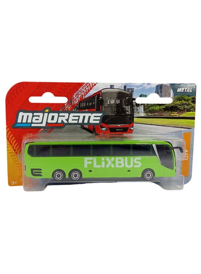 Majorette Metal City MAN Lion’s Coach L FlixBus Die-cast Vehicle (1:64, Green) - Image 1